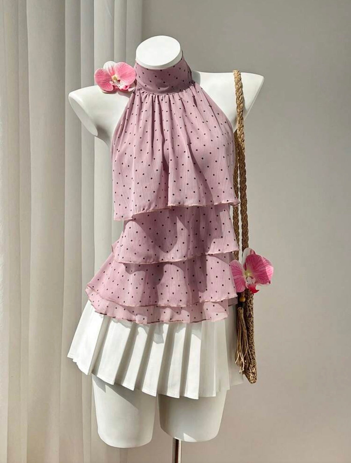 Blusa con revuelo