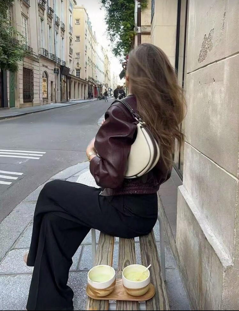 Chaqueta rojo vino N25WT09