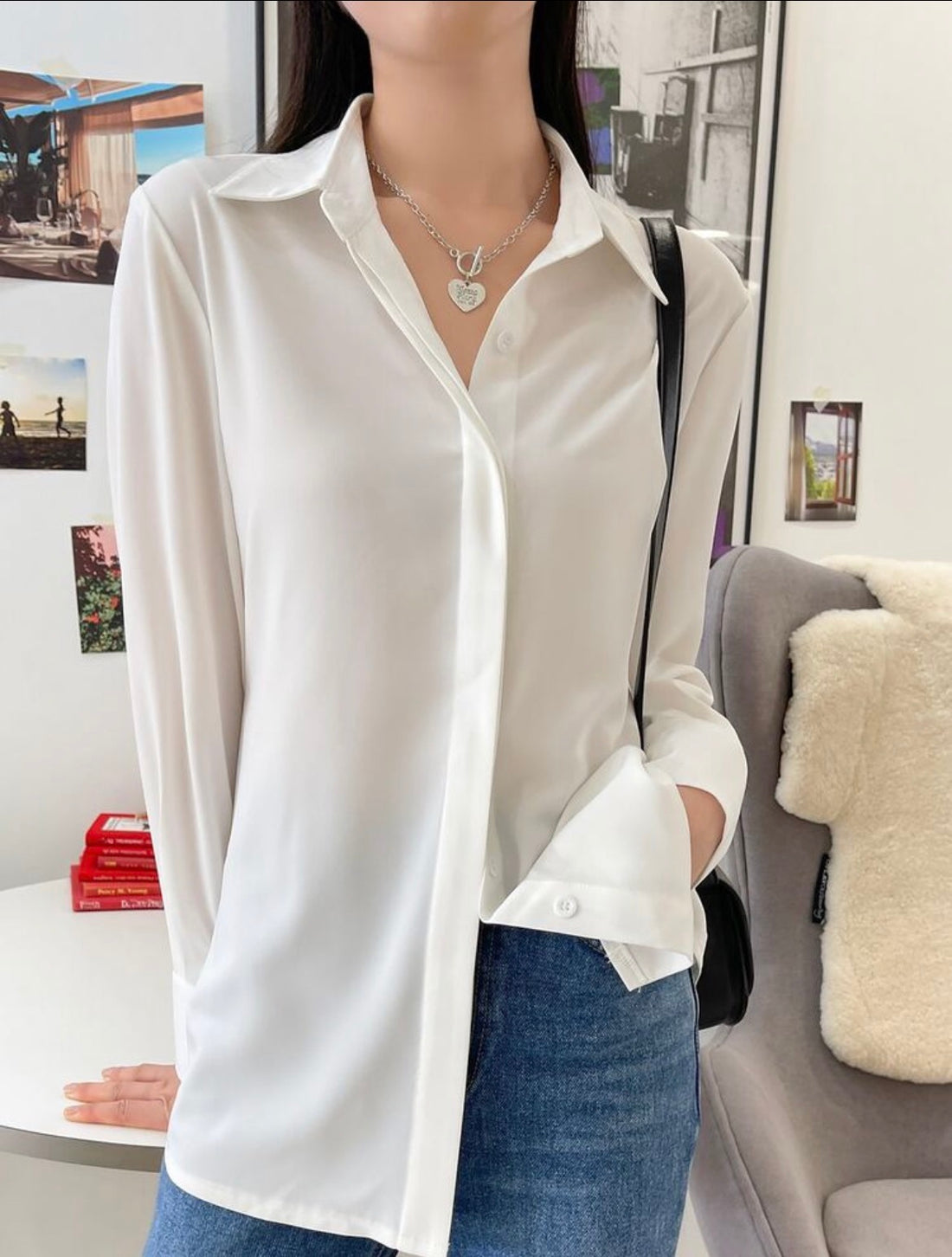 Blusa estilo uniforme