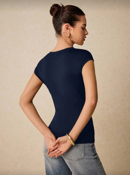 Blusa  misterio azul O25VY07