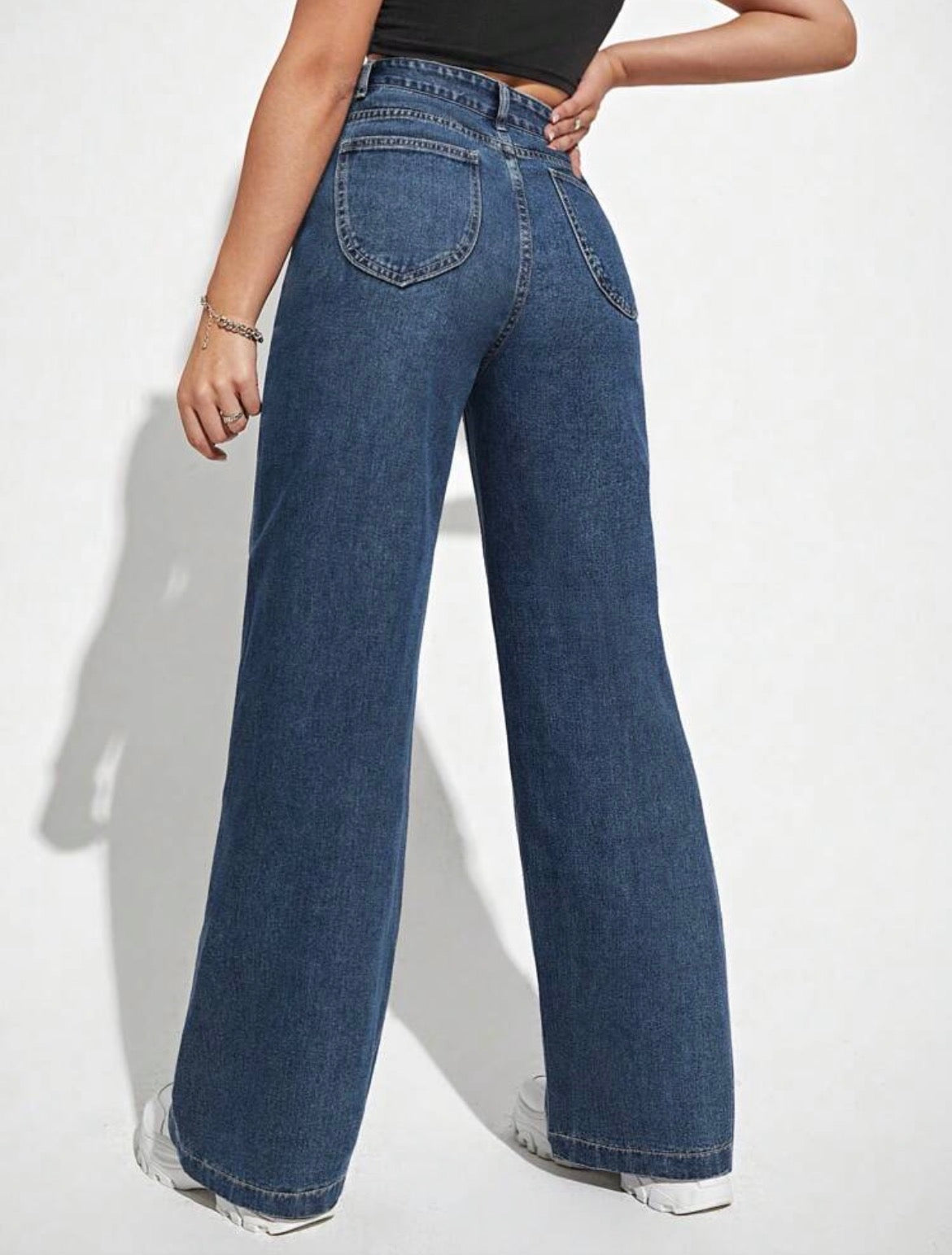 Pantalón recto holgado