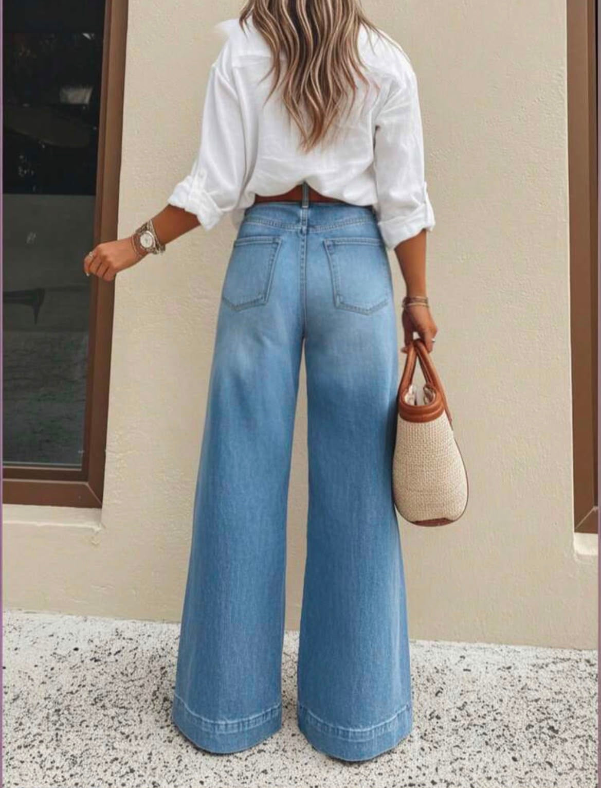 JEANS DE PIERNA ANCHA