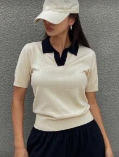 Blusa casual de punto E26XF07