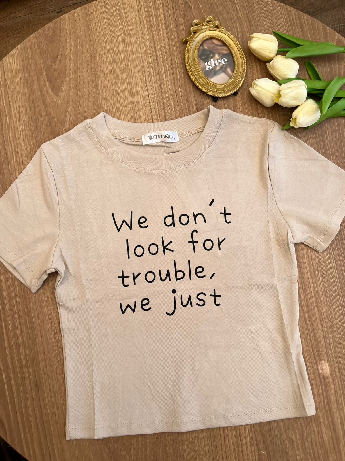 Blusa de manga corta E26XD03