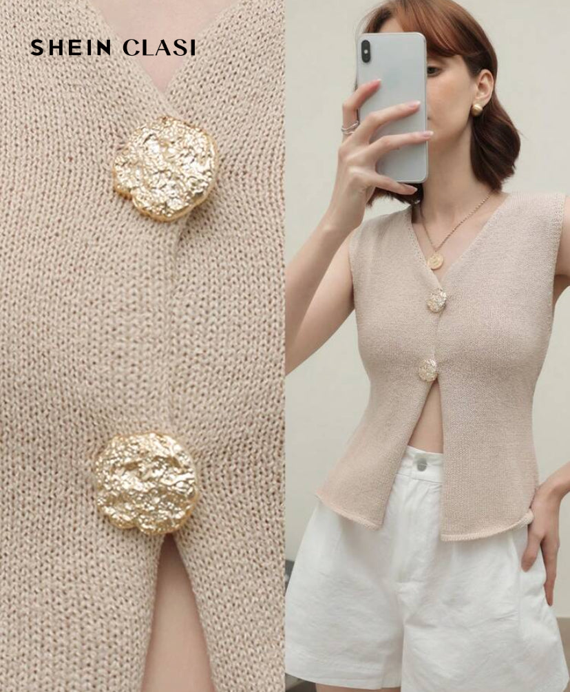 Chaleco de punto de mujer O25WF05