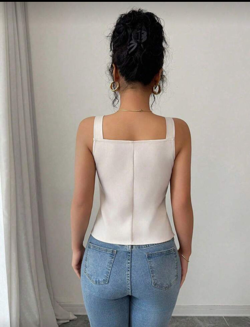 Top de tirantes con cuello O25VY09