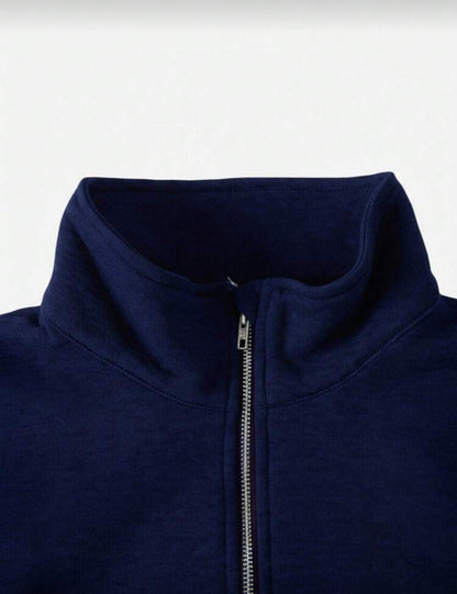 Sudadera casual con cremallera E26XT08