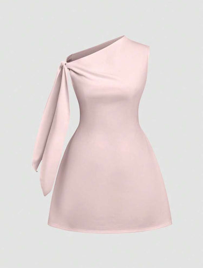 VESTIDO CON LAZO MY26AE04