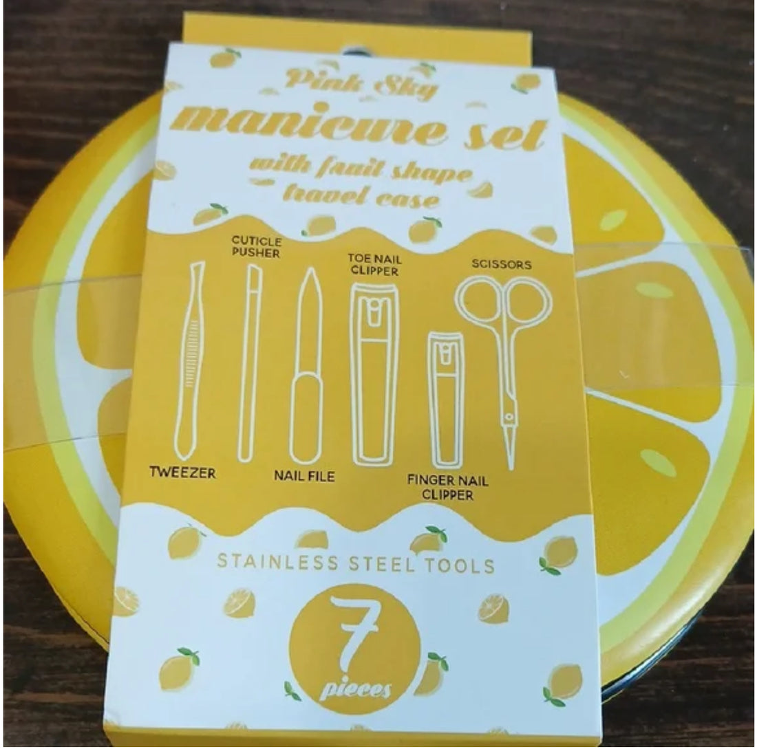 Set de Manicura 7 en 1 Pink SKY Edición Frutal J25QM04