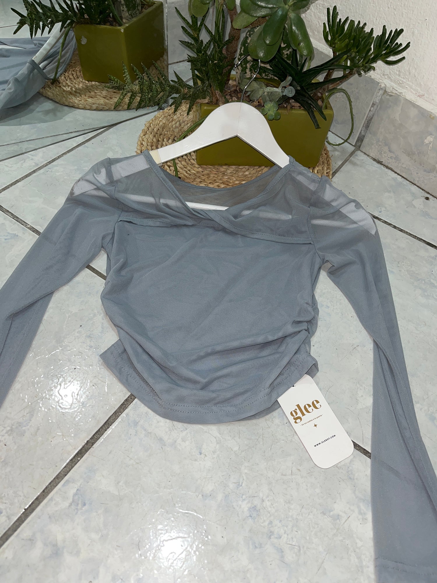 Blusa transparente J25SÑ02