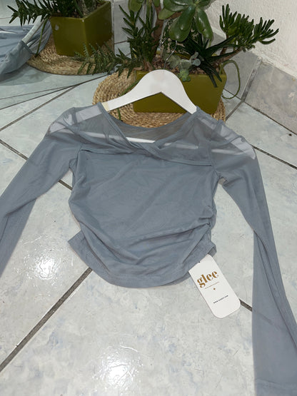 Blusa transparente J25SÑ02