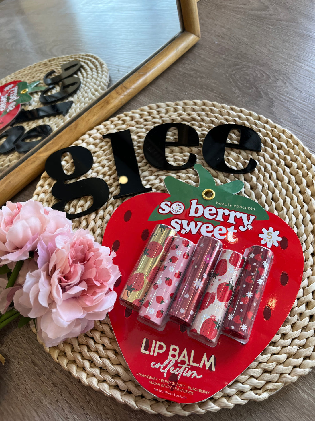 Colección de bálsamos labiales de  Beauty Concepts J25QM01