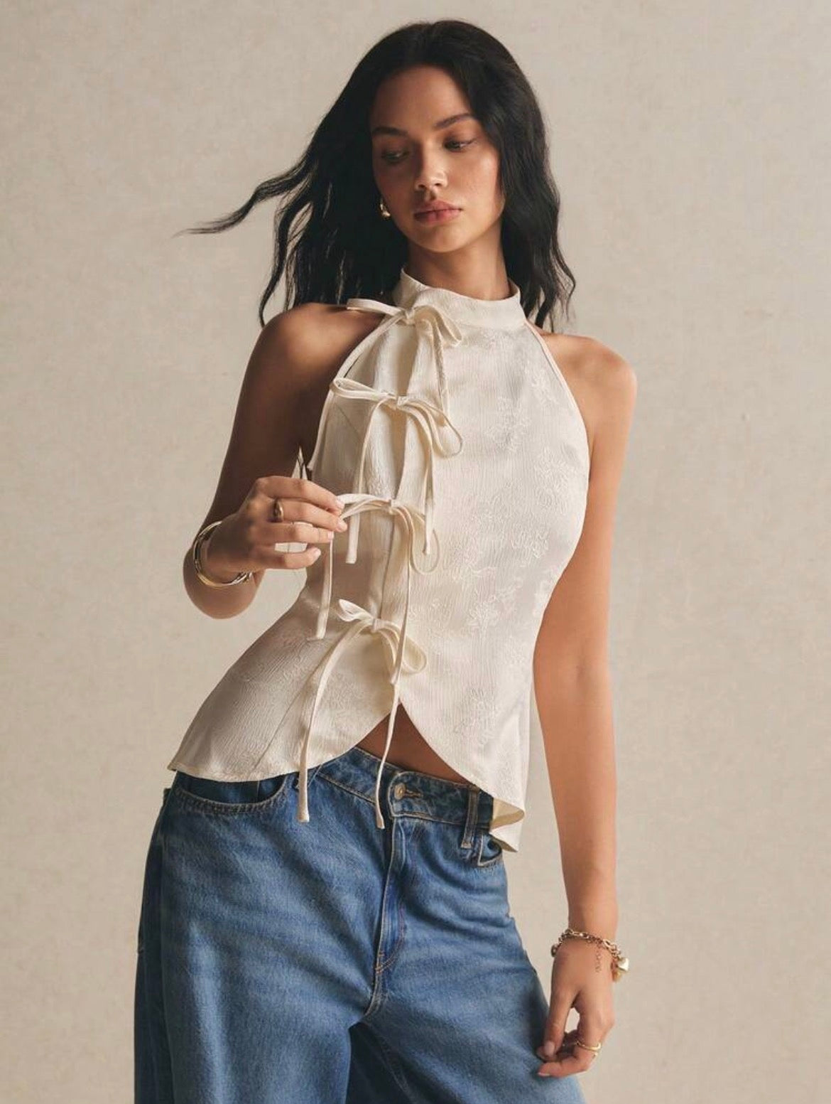 BLUSA ELEGANTE ESTILO CHINO