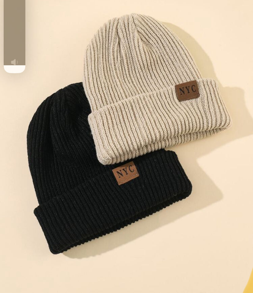 Toque polar gorra informal con parches F25NS010
