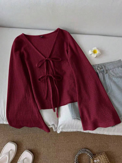 BLUSA CASUAL ACAMPANADA MY26AG09