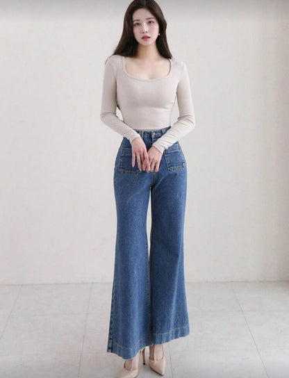 Pantalón de piernas acampanadas O25VX03
