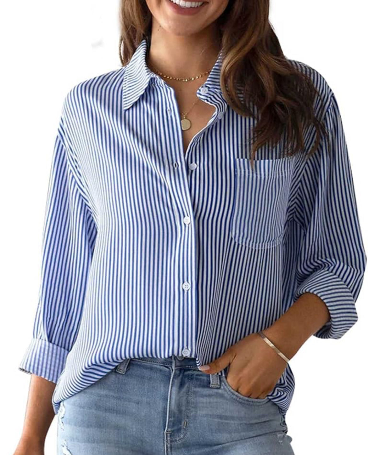 Líneas de Estilo Blusa Manga Larga. J25SQ07