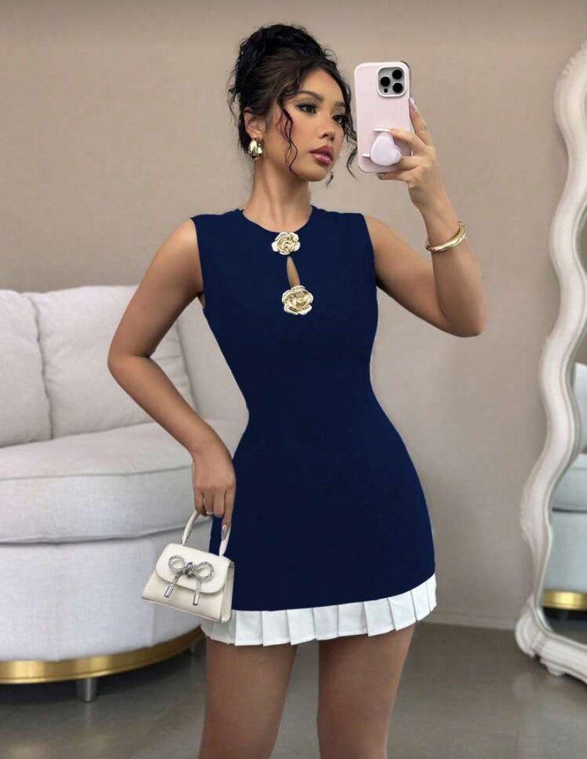 Vestido verso azul S25VA02