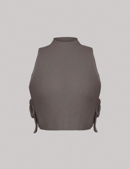 Dulce verano blusa con abertura lateral M25PA010