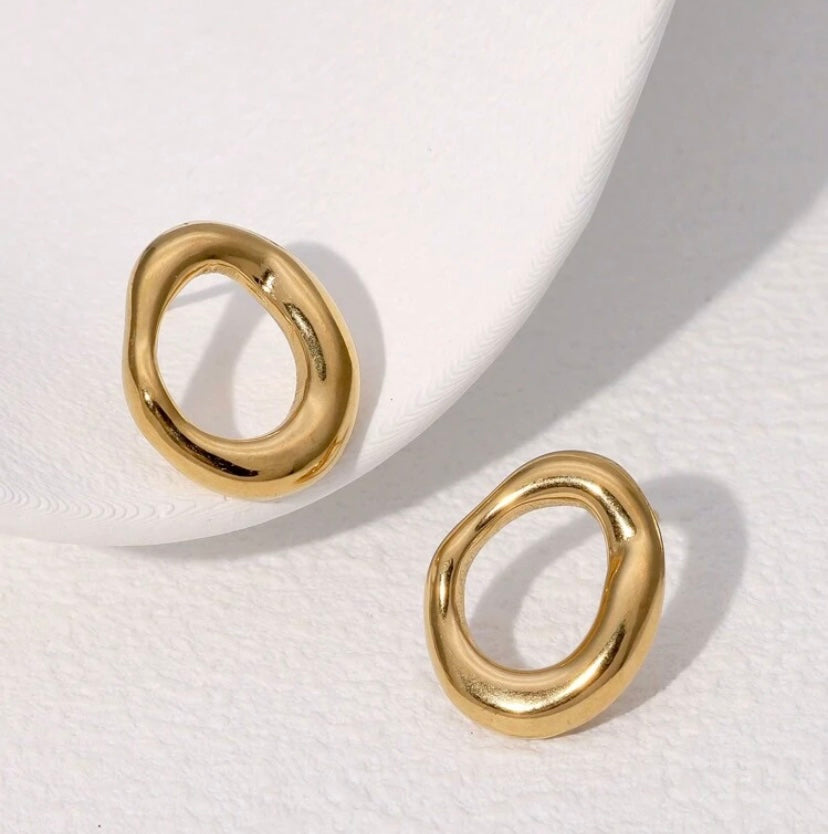 Luz dorada aretes ACE AG25TT04