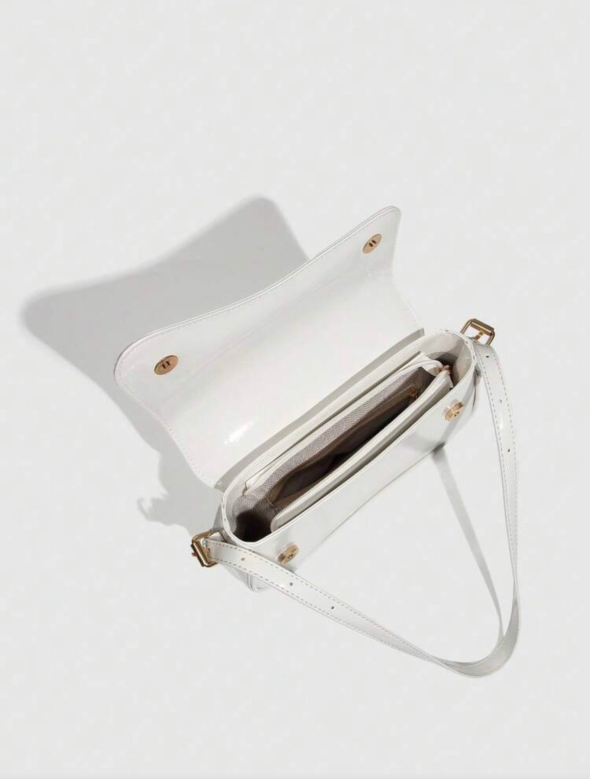 Bolso blanco hueso