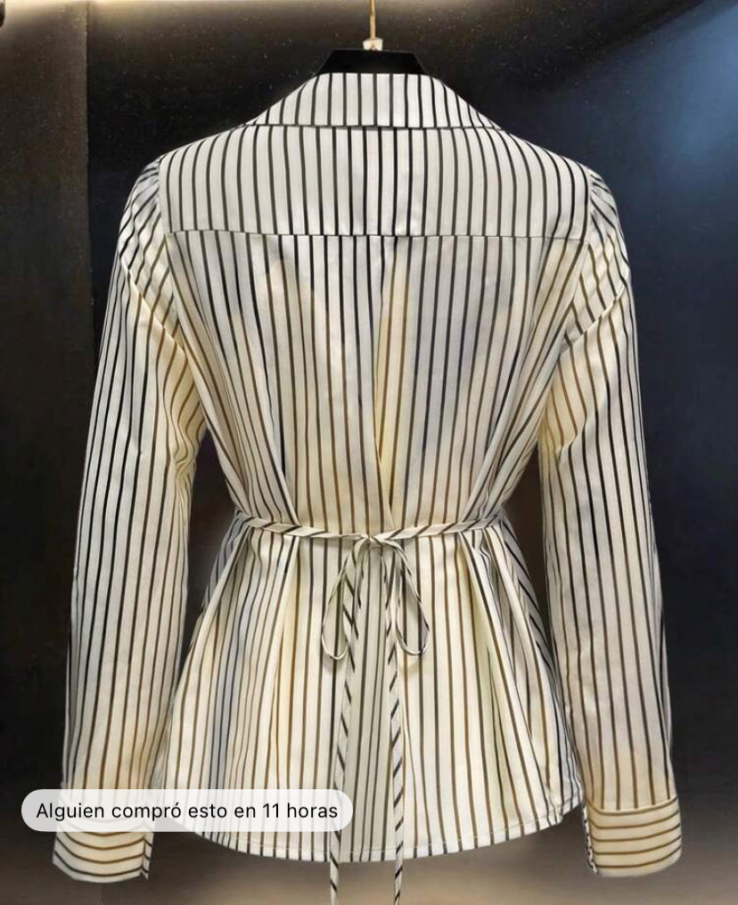 Blusa casual  de manga larga E26XM09