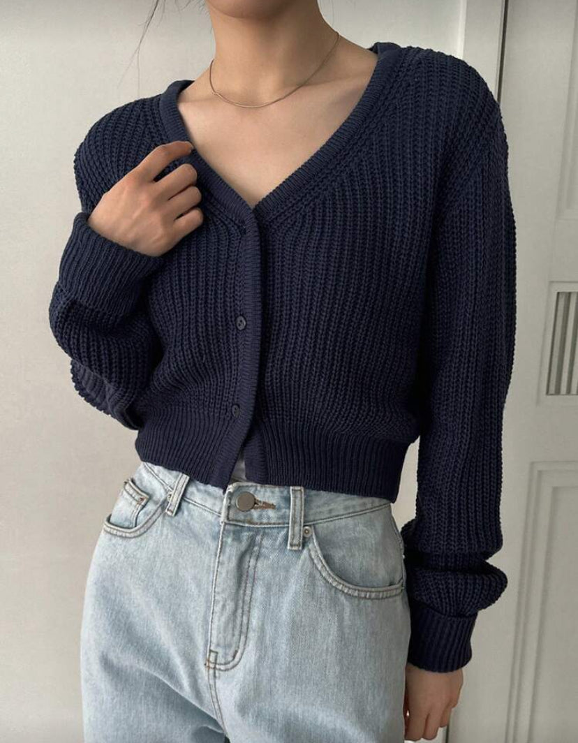 Cárdigan con botones F26YA08 💛