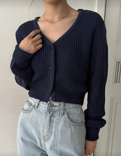 Cárdigan con botones F26YA08 💛