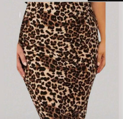 Instinto Salvaje Falda de Leopardo. J25SI08