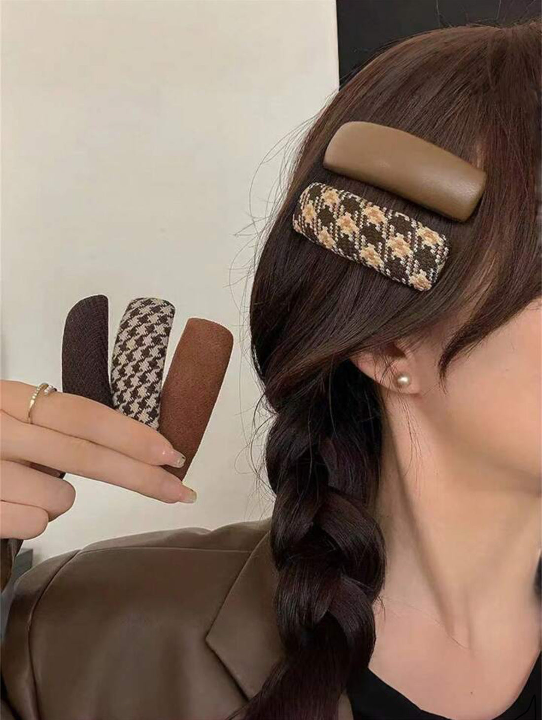 Constanza Set de 5 Pinzas Elegantes para el Cabello F25MW07