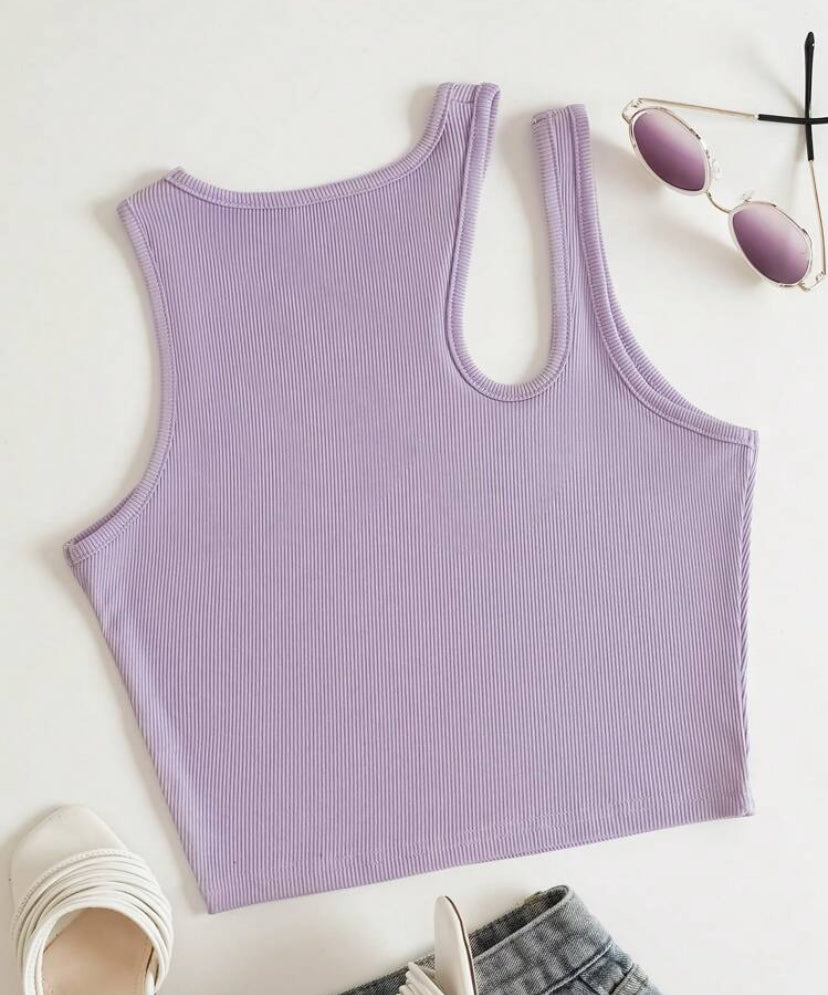 Top tanque de punto acanalado A25QL02