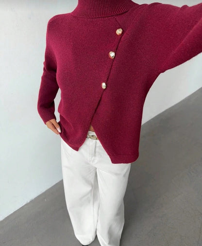 Suéter de cuello alto N25WQ06