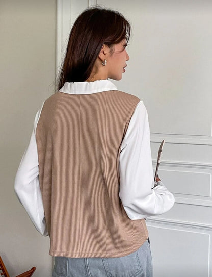 Blusa de manga farol N25WU03