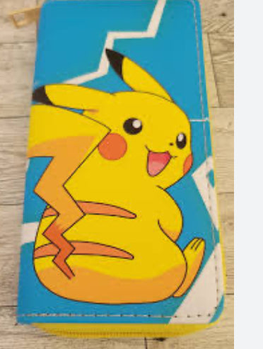 Cartera celeste de  pikachu A25ÑU07