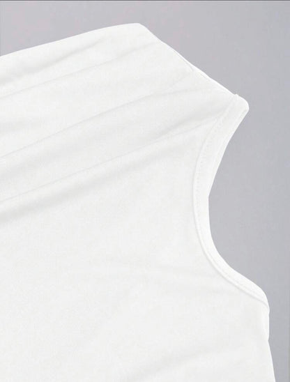 Blusa blanca con hebilla