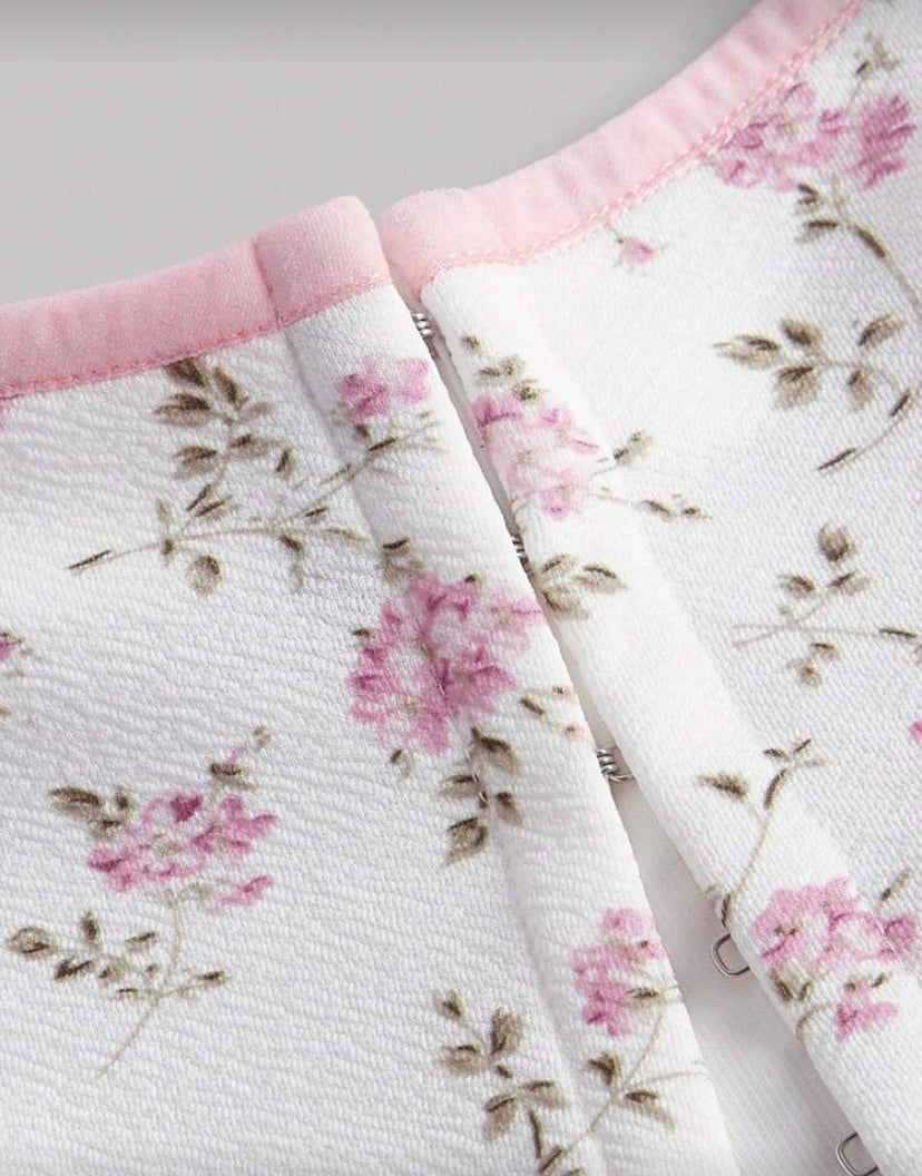 Top con estampado floral E26XL02