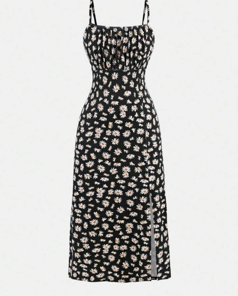 Vestido con estampado floral A25QM03
