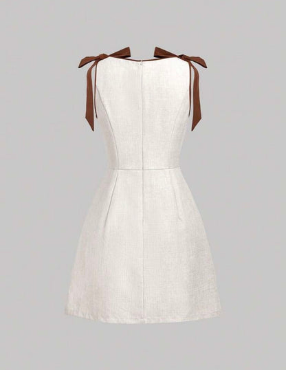 VESTIDO CORTO CON CONDONES AG26AC08