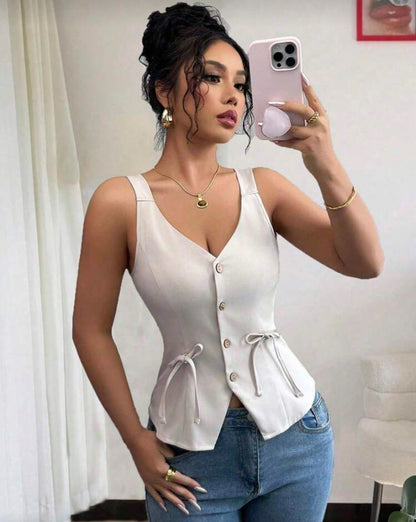 Top de tirantes con cuello O25VY09