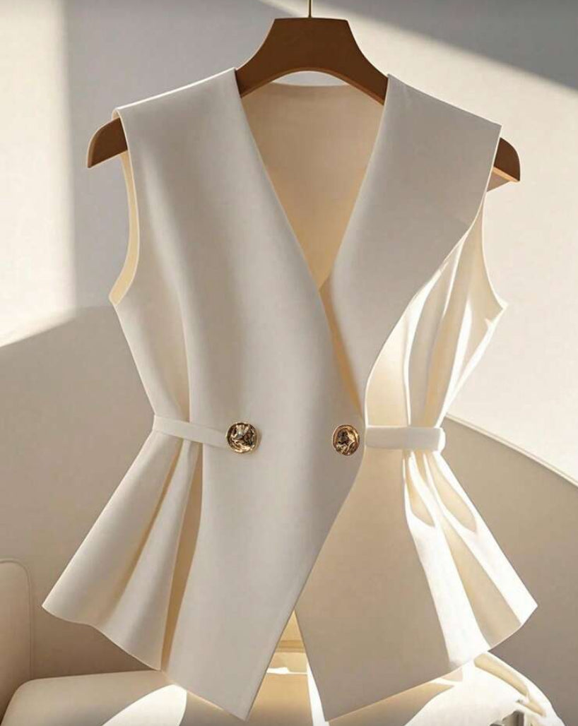 Blusa con cinturón S25VA03