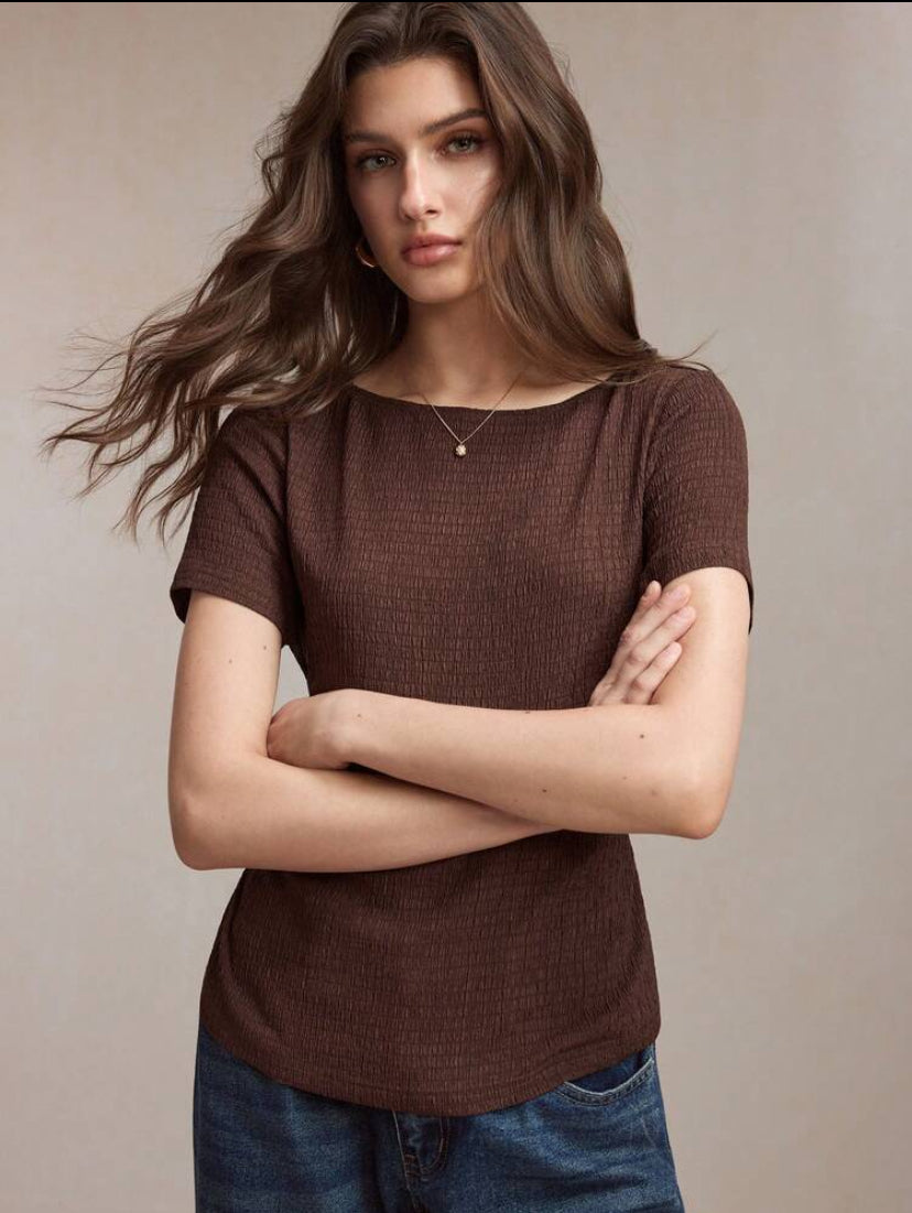 Blusa casual con lazo MY26AG03