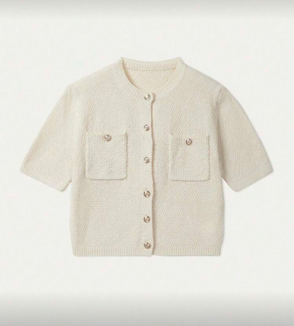 Blusa manga larga corta elegante de punto N25WP09