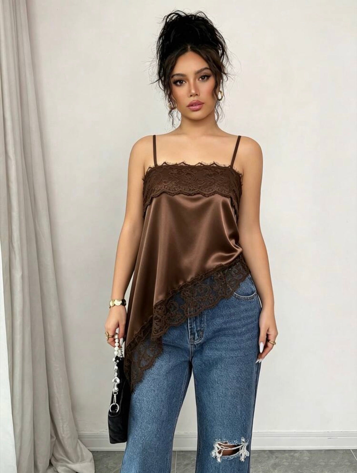 Blusa romántica de encaje