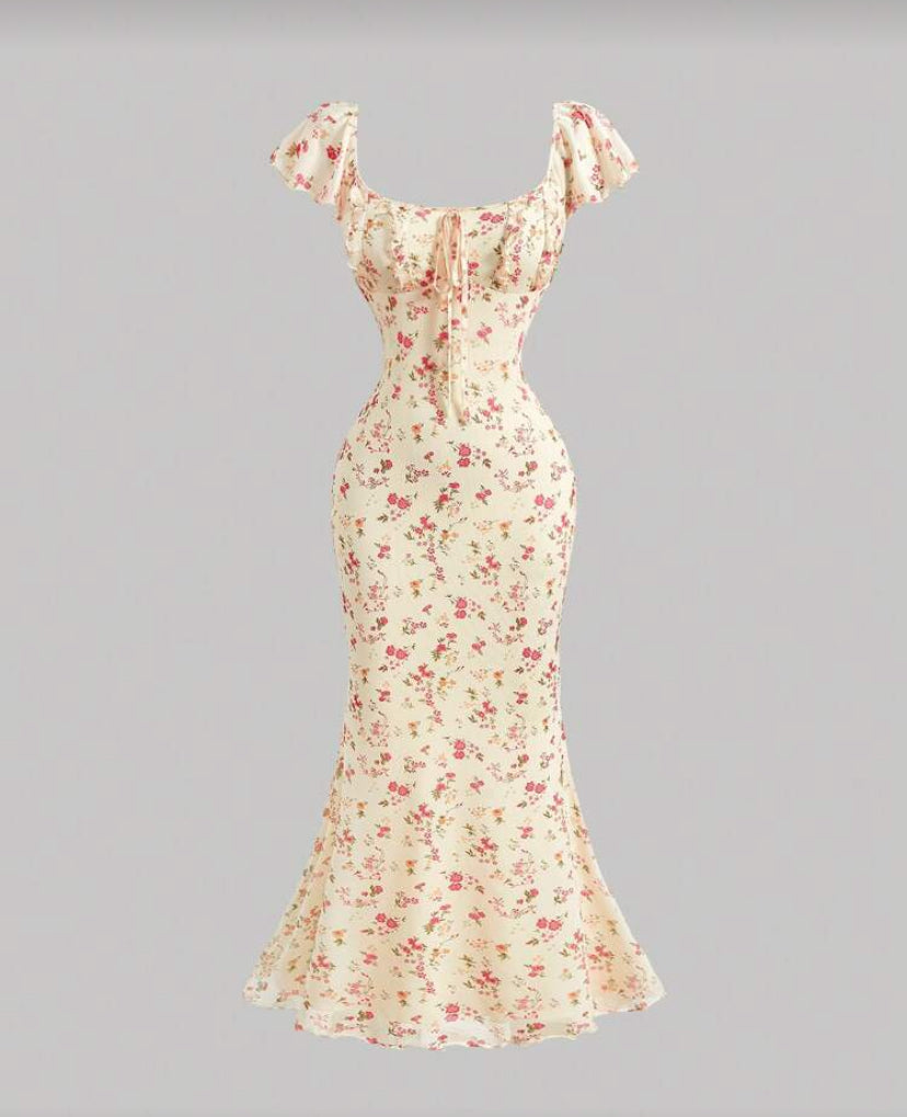 Vestido dulce miel E26XÑ04