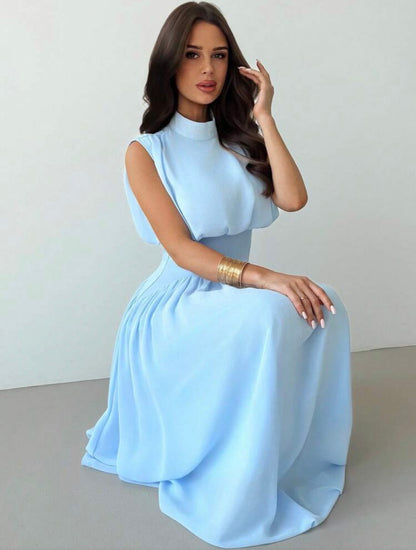 Vestido lago celeste