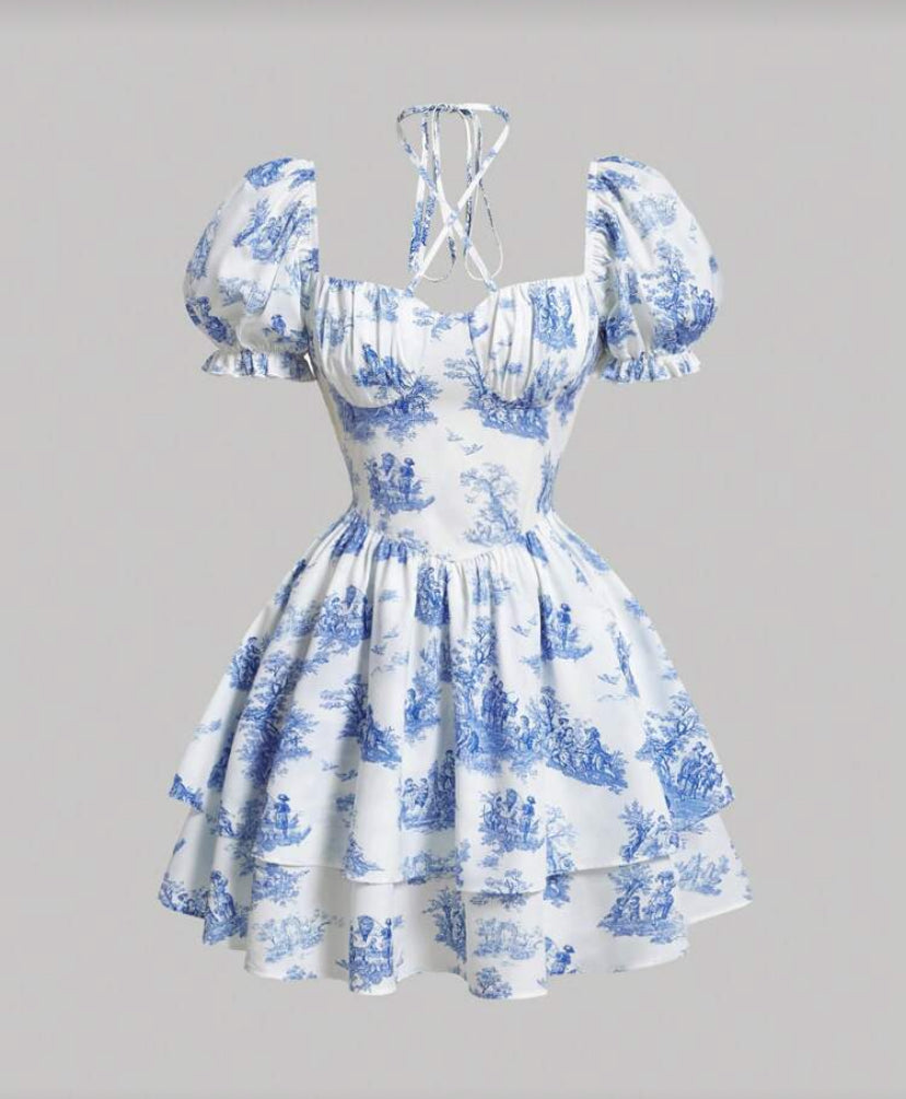 Vestido  cielo de cristal  E26XH02