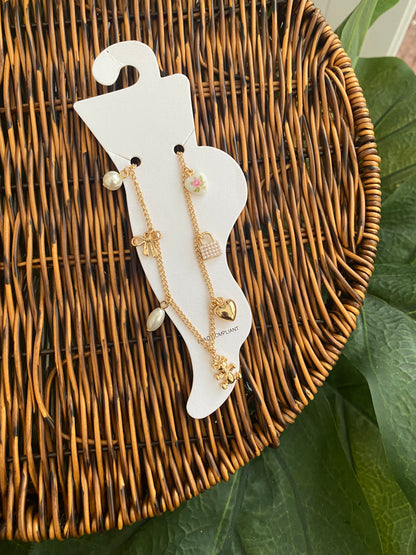 Tobillera dorada S25VF05