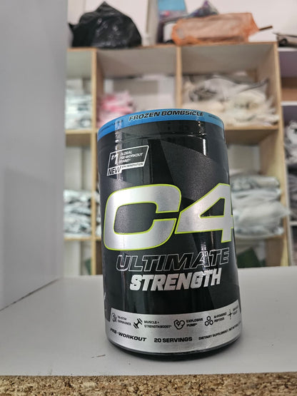 C4 SPORT STRENGTH PRE-ENTRENO 60 PORCIONES J25TÑ07