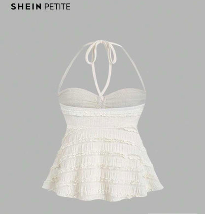 Top de Tirantes Halter Sin Espalda. A25PL010