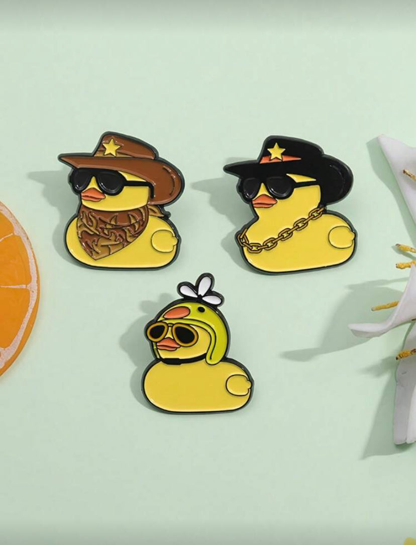 Broche Patito de Oro. S25VF04